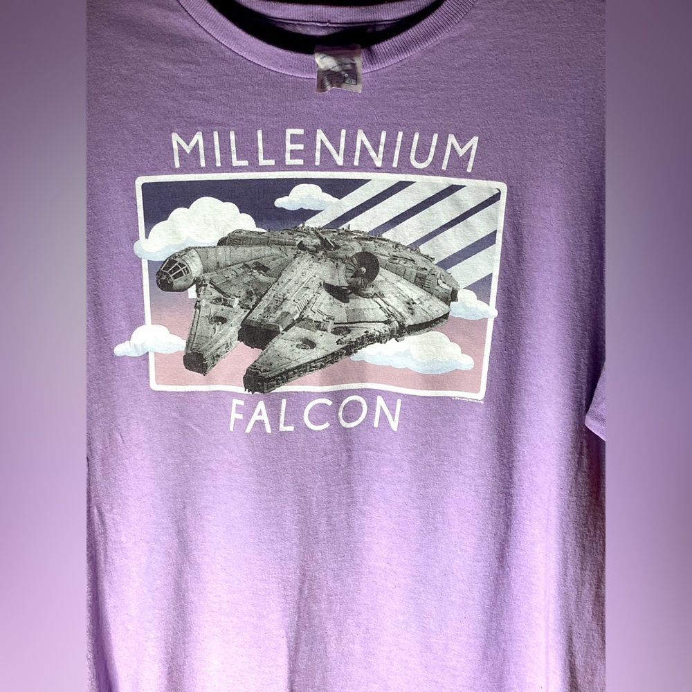 Star Wars Millennium Falcon T-shirt Size L - Picture 5 of 7
